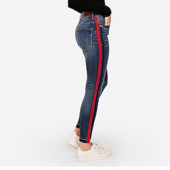 Express ankle legging high rise 2 long. Gently used excellent condition - Picture 1 of 6